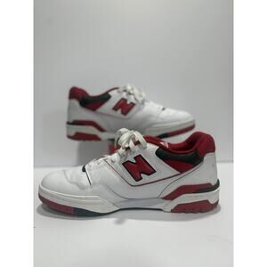 Size 12 - New Balance 550 White Team Red